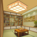 Axyaa Wood Ceiling Lights Japanese Style Tatami Lamp LED Wooden Lighting