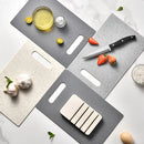 Axyaa Marbling Chopping Board Set with Holder - 4Pcs