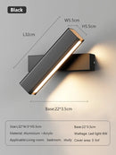 Axyaa Rotatable LED Wall Lamp for Modern Home Decor and Lighting