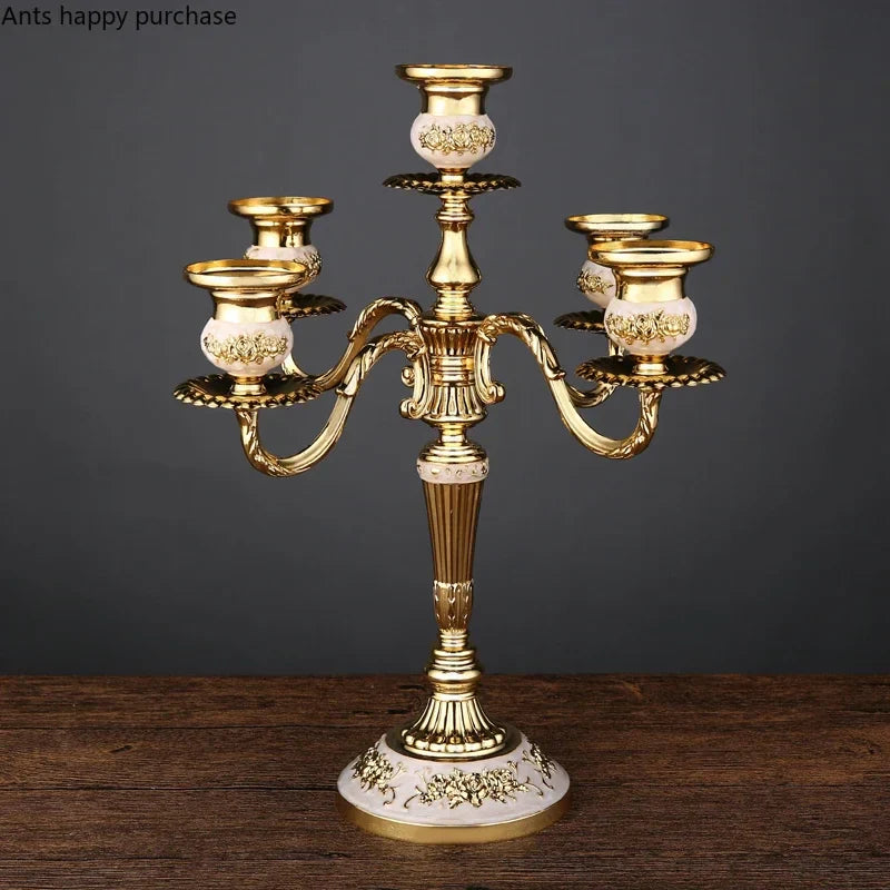 Axya Retro Wedding Candle Holders for Romantic Home Decor