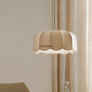 Axyaa Wavy Fabric Pendant Light: Nordic Style Chandelier for Bedroom & Restaurant decor
