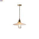 Axyaa Glass Pendant Lights Kitchen Restaurant Industrial Vintage LED Hanging Lamp