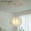 Axyaa Petals Chandeliers: Modern Ceramic LED Pendant Lights for Home and Restaurant Decor