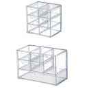 Axyaa 6-Grid Acrylic Cosmetic & Jewelry Storage Drawer Organizer Box