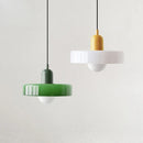 Axyaa Vintage Yellow Glass LED Chandelier Pendant Light - Modern Hanging Lamp for Home