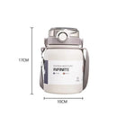 Axyaa Stainless Steel Thermo Bottle with Straw - Vacuum Insulated Thermal Water Tumbler