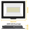 Axyaa LED Flood Light 110V 220V IP66 Outdoor Lighting for Street Garden Wall