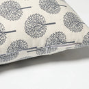 Axyaa White Linen Print Cushion Cover for Living Room and Bedroom