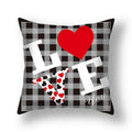 Axyaa Nordic Love Pillowcase 45x45cm - Home Decorative Throw Pillow Cover