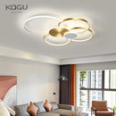 Axyaa Modern LED Chandelier with Remote Control for Home Lighting Decor