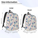 Axyaa Kids Backpack: Stitch Pink Angel School Daypack for Students.