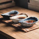 Axyaa Japanese Tableware Seasoning Small Plates and Dipping Sauce Bowls