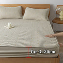 Axyaa Waterproof Mattress Protector Cover | Embroidered Mattress Pad with Deep Pocket