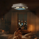 Axyaa Leafless Fan LED Ceiling Light for Modern Bedrooms, Living Rooms, and Dining Rooms