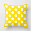 Yellow Giraffe Design Throw Pillow Cover for Home Decor by Axyaa