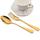 Black Stainless Steel Cutlery Set for Family Parties by Axyaa