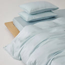 Axyaa Soft Lyocell Queen Bedding Set with Sheets, Natural Plant Fiber Quilt Cover