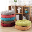 Axyaa Christmas Red Round Meditation Floor Cushion - Large Size