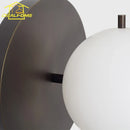 Axyaa Modern Black/Gold Iron Art Wall Lamp for Bedroom Cafe
