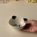 Axyaa Panda Steamed Egg Bowl Set with 160ml Dipping Dish