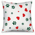Christmas Pet-Themed Pillow Covers by Axyaa - Sofa, Bedroom, Car Cushion Cover