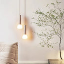 Axyaa Travertine Stone LED Pendant Light for Bedroom Living Dining Room