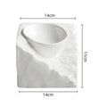 Axyaa Ceramic Stone Soup Bowl Salad Breakfast Plate Utensils Set