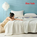Axyaa Summer Quilt: Cool Silk Feather Cotton Double Spell, Comfortable and Breathable.