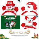 Axyaa LED Santa Claus Headband Xmas Snowman Hair Hoop - Holiday Party Accessories