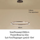 Axyaa Modern LED Pendant Chandelier for Living Room Restaurant Bedroom Lighting