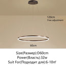 Axyaa Modern LED Pendant Chandelier for Living Room Restaurant Bedroom Lighting