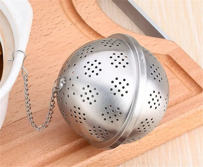 Axya Stainless Steel Tea Strainer Spice Ball Mesh Filter Seasoning Bag