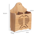 Axyaa Wooden Cutlery Organizer Drainer for Kitchen Utensils