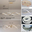 Nordic LED Chandelier by Axyaa: Modern Strip Pendant Lighting for Home, Dining, Living Room