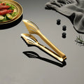 Axyaa Stainless Steel Food Tongs Kitchen Utensils Silver Golden Beef Clip.