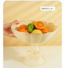 Axyaa Light Luxury Fruit Plate for Living Room Tea Table Snacks and Candy Organization