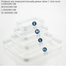 Axyaa Square Plastic Storage Containers: Set of 4 for Home, Travel, and Organization