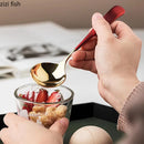 Axyaa Stainless Steel Dessert Soup Spoon Set - Restaurant Quality Kitchen Tools