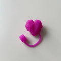 Axyaa Silicone Straw Caps for Stanley Cup 40oz - Kawaii Hearts Design