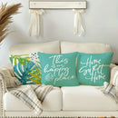 Axyaa Tropical Leaf Pattern Pillowcase, SWEET HOME Design, Room Decoration