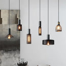 Axyaa Retro Industrial Chandelier Pendant Lamp for Cafe Restaurant Bar Lighting