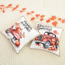 Pumpkin Lace Pumpkin Pillowcase Sofa Hold Halloween Cushion Cover Retro Home Decor