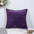Luxurious Chenille Green Cushion Cover for Sofa Home Decor by Axyaa