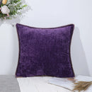 Luxurious Chenille Green Cushion Cover for Sofa Home Decor by Axyaa