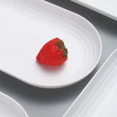 Axyaa 4/6 PP Oval Plates: Reusable for Family Kitchen, Picnics & Restaurants