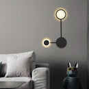 Axyaa Nordic Modern LED Wall Lamp - Black Gold Lights