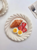 Axyaa Ceramic Breakfast and Dessert Plates - High-Quality Household Dishes