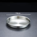 Axyaa Stainless Steel Shallow Tray: Multi-Function Kitchen Storage Tray
