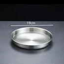 Axyaa Stainless Steel Shallow Tray: Multi-Function Kitchen Storage Tray