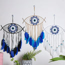 Axyaa Evil Eye Dreamcatcher Macrame Wall Hanging Home Decor for Living Room